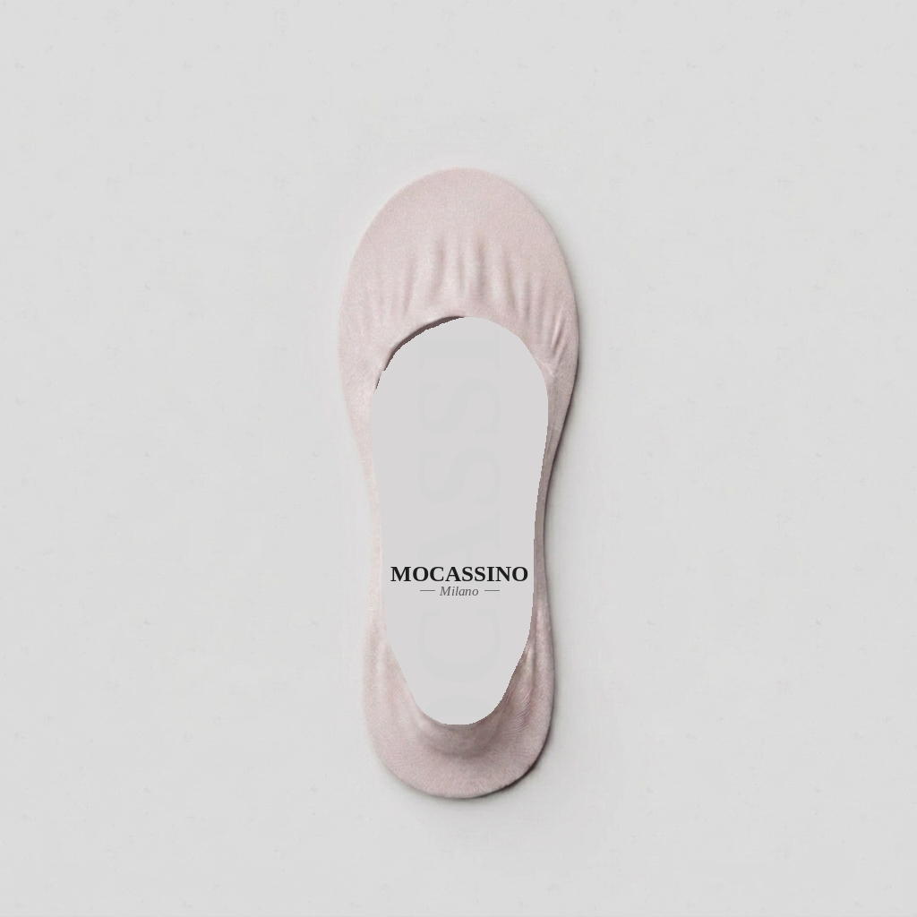 Invisible Ballet Flat Socks by Mocassino in Pink