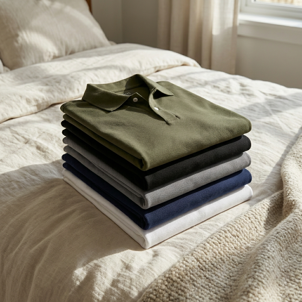 The Perfect Polo worn, lifestyle shot